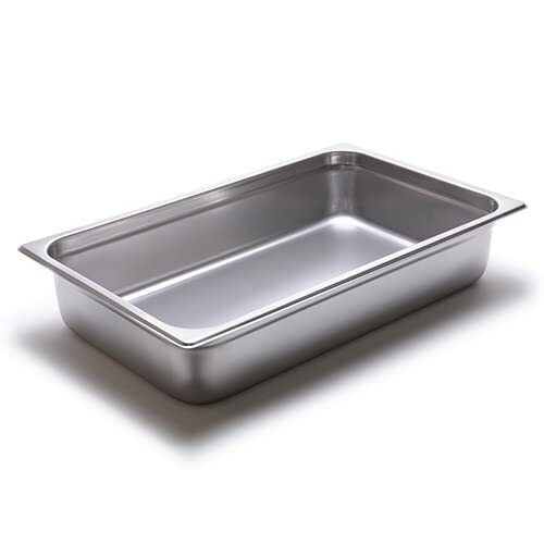 Allied Buying Corp CAST-2004 Steam Table Pan – 24 Gauge, Stainless Steel