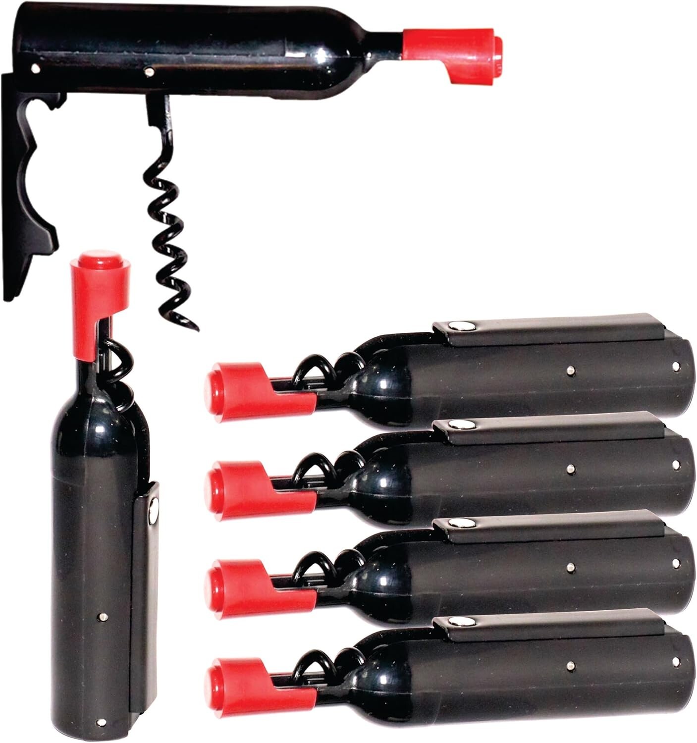 Professional Waiter’s Corkscrew – Stainless Steel Double-Hinged Wine Key 144pcs