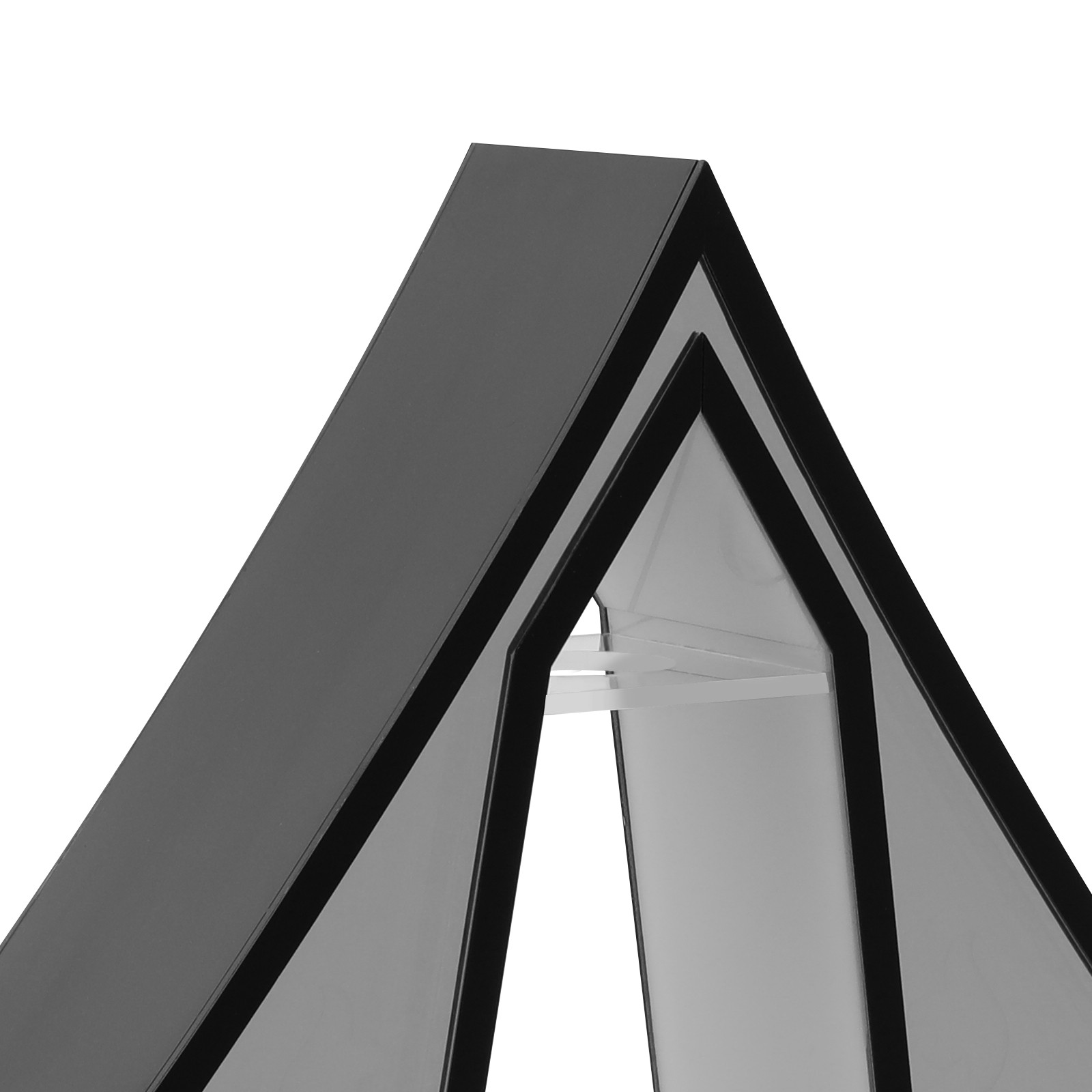 44*11*55cm Yellow Acrylic LED Lighting Wine Bottle Display Rack, Ace of Spades