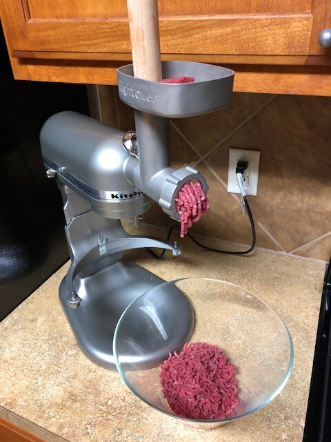 HEAVY DUTY Culinary grade Stainless Steel meat grinder for Kitchenaid mixer.