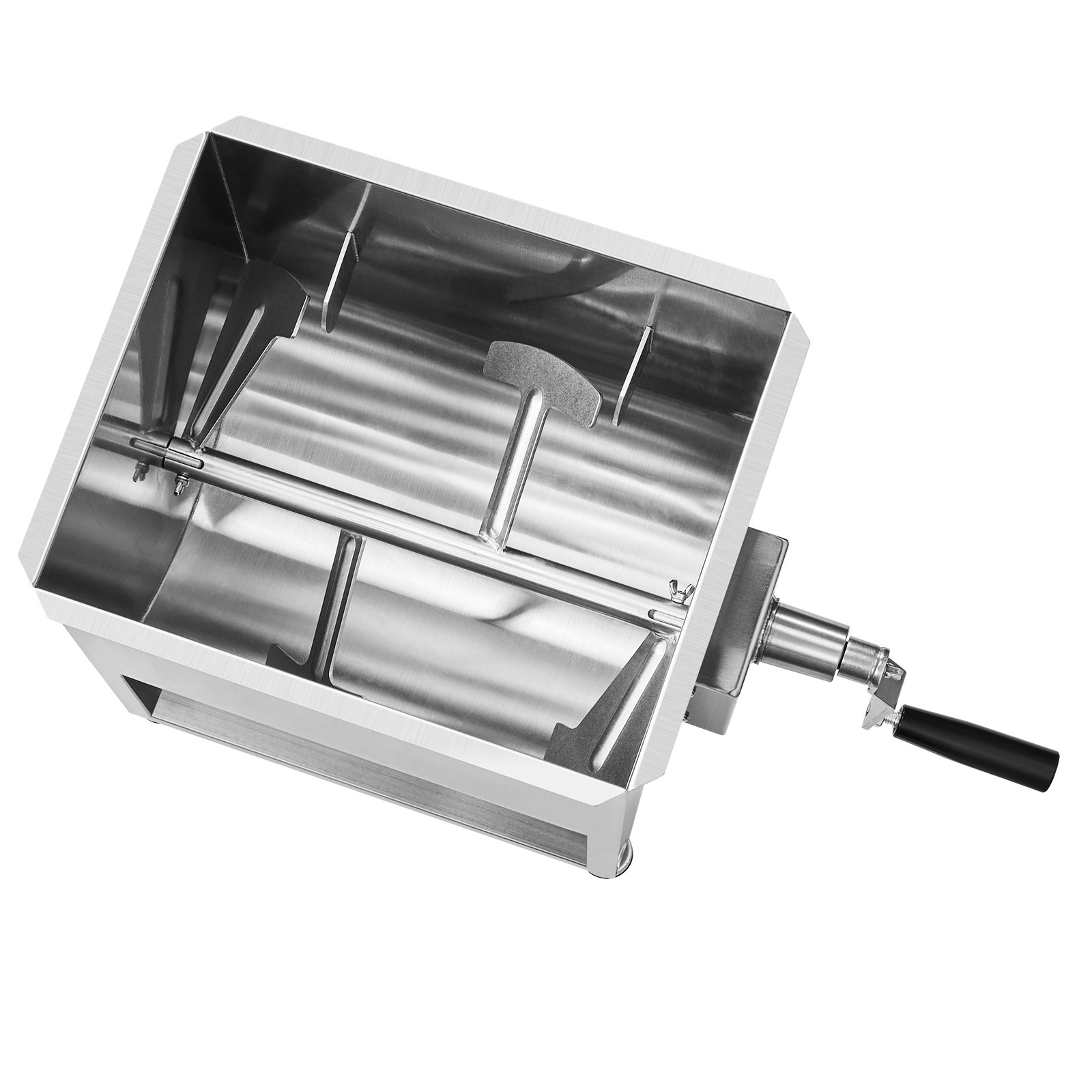 Uimoso Manual Meat Mixer 30L Fixed Tank Mixing Max 45LB for Meat Sausage Mixer