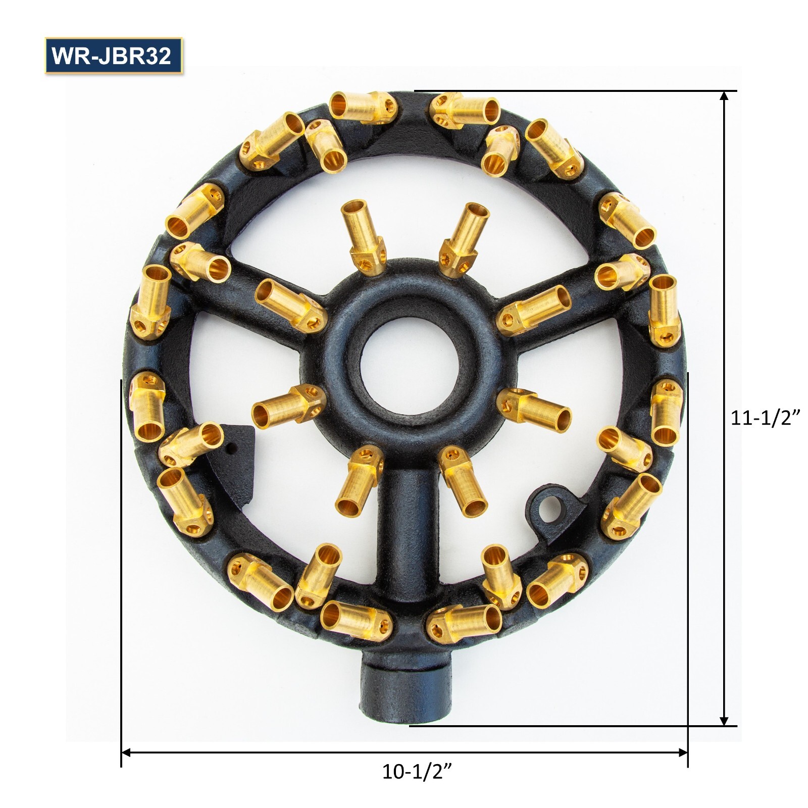 ACE Chinese Wok Range 32 Tips Jet Burner, Copper Tips, Natural Gas WR-JBR32NG