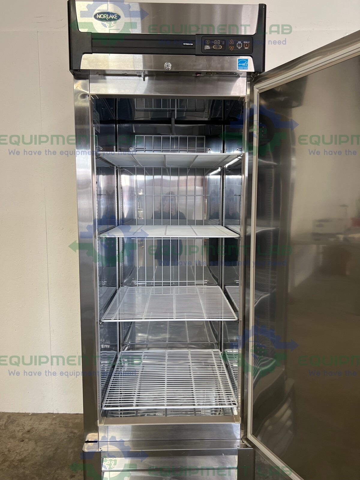 Norlake R23-S All Stainless Steel Reach-In Refrigerator +4°C 23 Cu. Ft, 115V