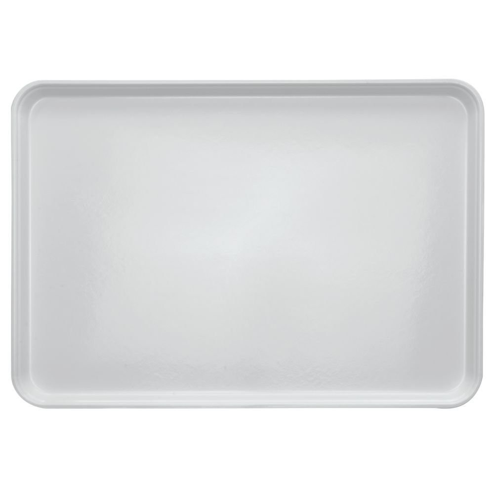HUBERT® White Fiberglass Market Display Tray – 26″ L x 18″ W x 1″ H