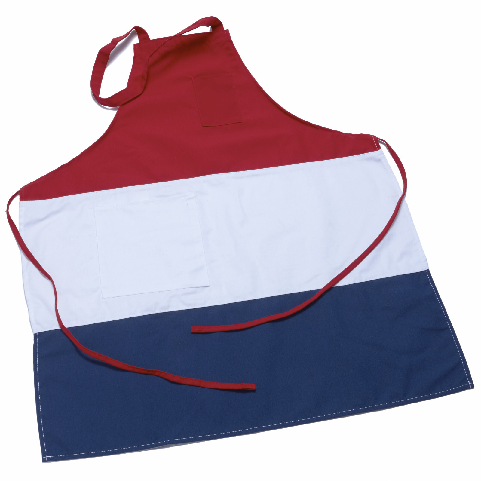 Red, White and Blue Apron – Poly/Cotton – Top Quality – Made in the USA
