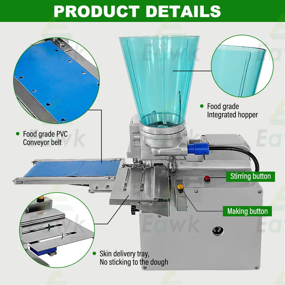 Semi Automatic Fried Dumpling Machine Gyoza Samosa Empanada Making Machine