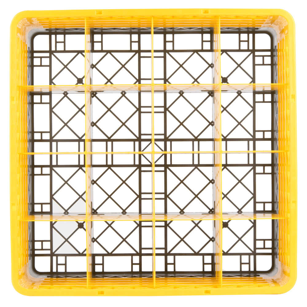 Commercial Dishwasher Machine 16 Cup Glass Tray Rack 4 Extenders Dishwashing