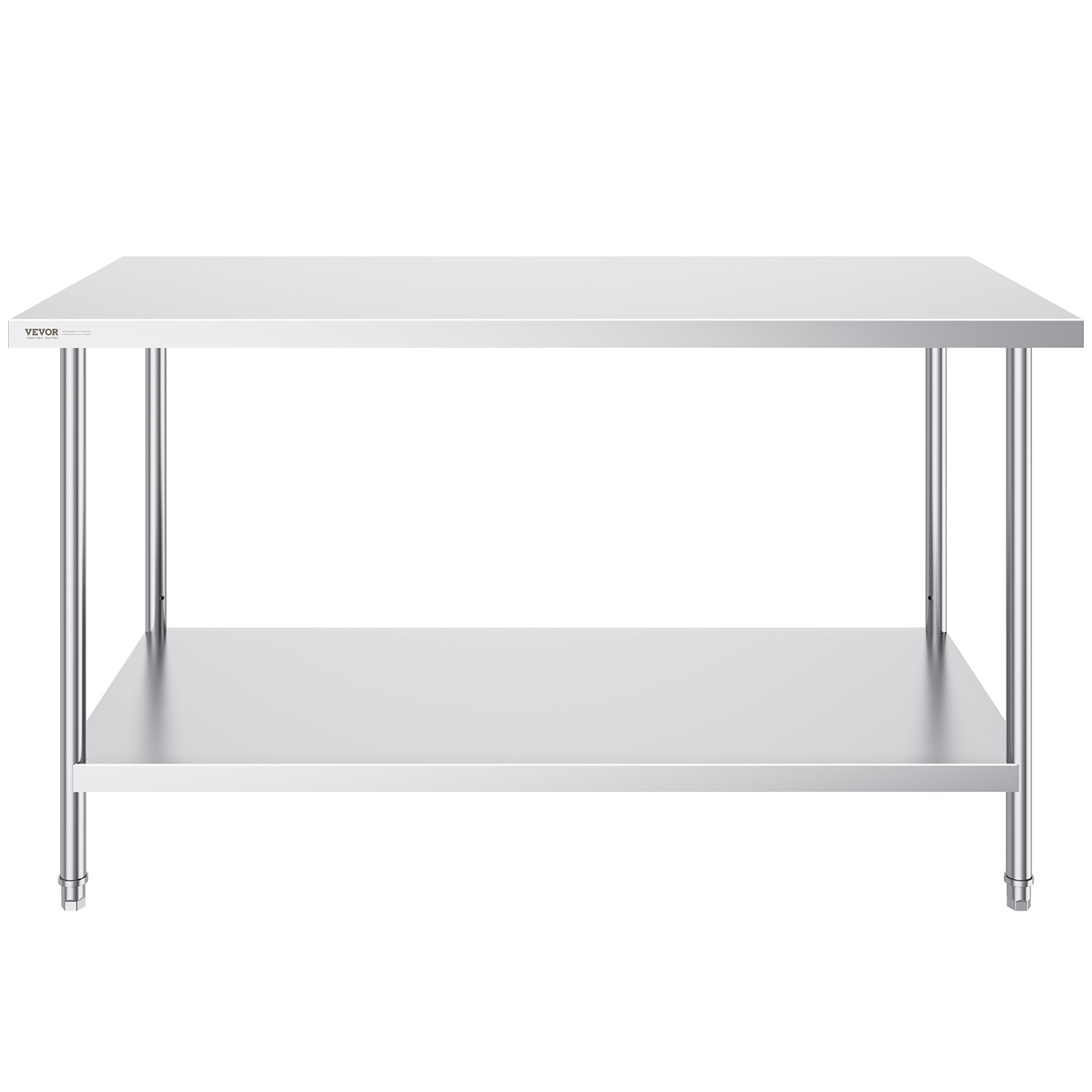 VEVOR Stainless Steel Work Prep Table Commercial Worktable Food Prep 30x60x34in