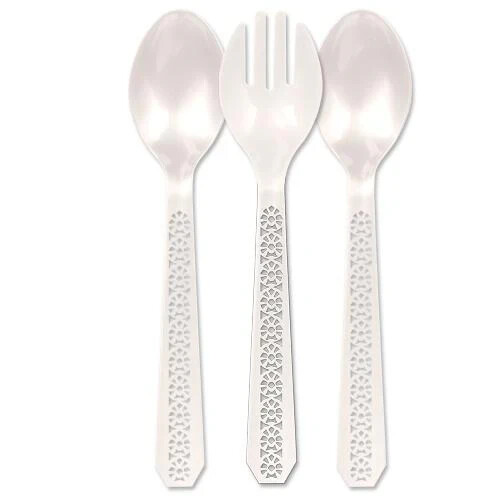 Lacetagon Pearl Serving Set – Elegant, Durable, and Reusable Tableware 144pcs