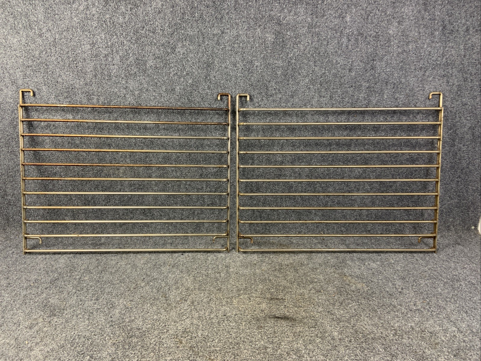 Hobart Vulcan Commercial Oven Guide Racks Set Shelf Holders 24″ x 19″yd D