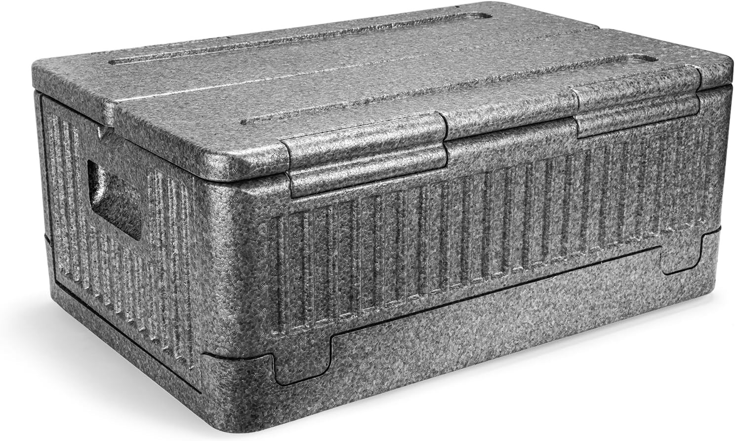 Gray Flip down Top Loading EPP Insulated Food Pan Carrier, 8″ Deep Full-Size Pan