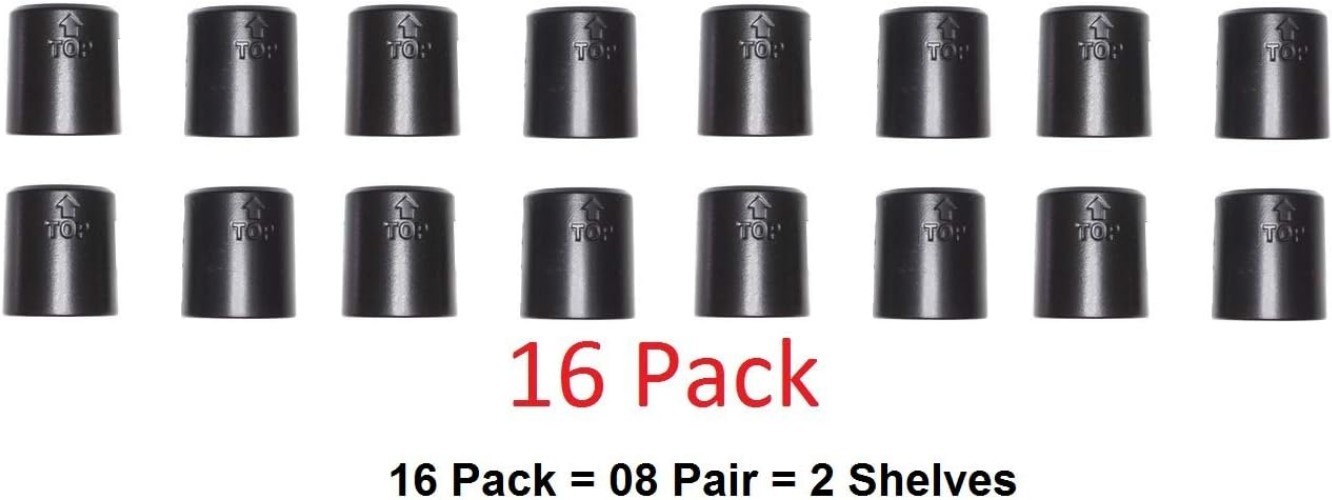 1″ Diameter Post Wire Shelf Clips Shelving Split Sleeves Lock Metal Rack Lock…