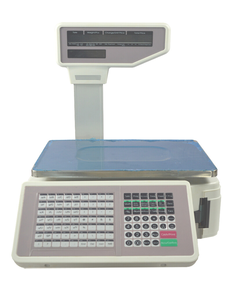 Techtongda 110V Digital Price Computing Scale Thermal wirh Printer 15kg/33 lbs