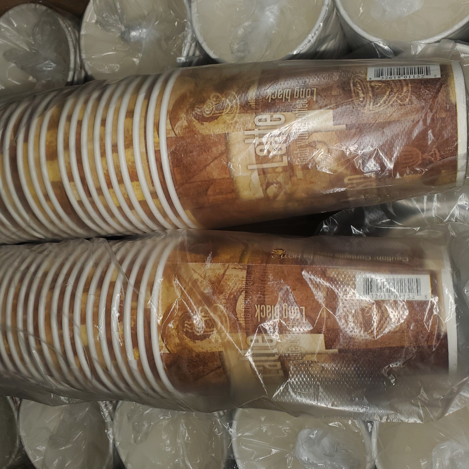 100 To 1000 Disposable Paper Hot Coffee Cups With Flat White Lids 16oz