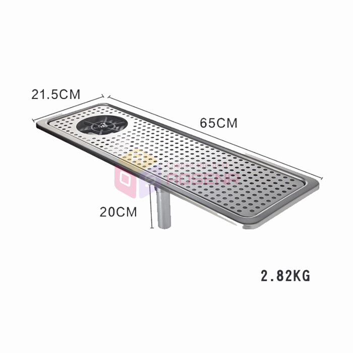 Professional Stainless Steel Bar Washing Cup Device Glass Rinser Drip Tray Cup