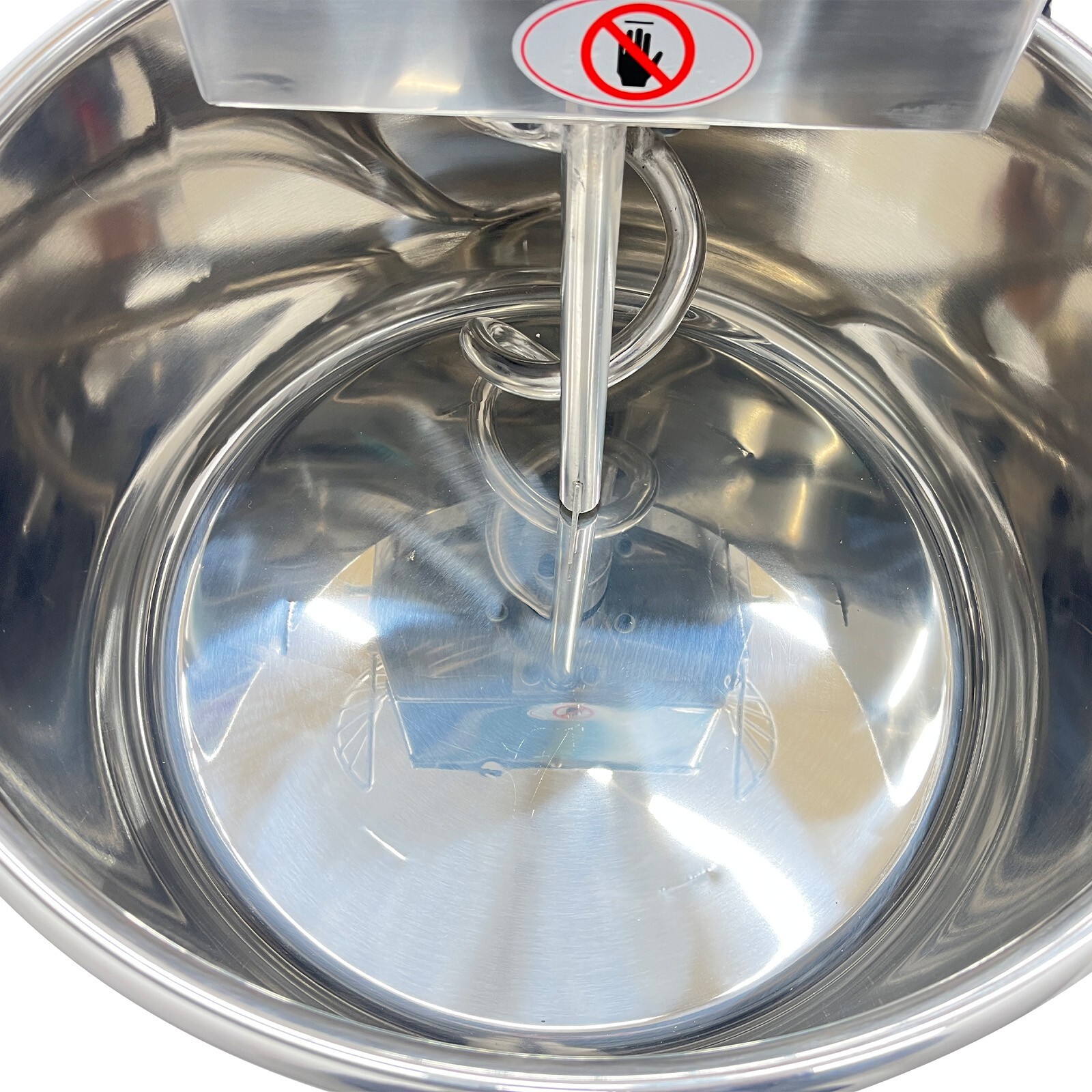 PreAsion Commercial Dough Mixer Spiral Mixer, 50QT Electric Flour Mixing Machine