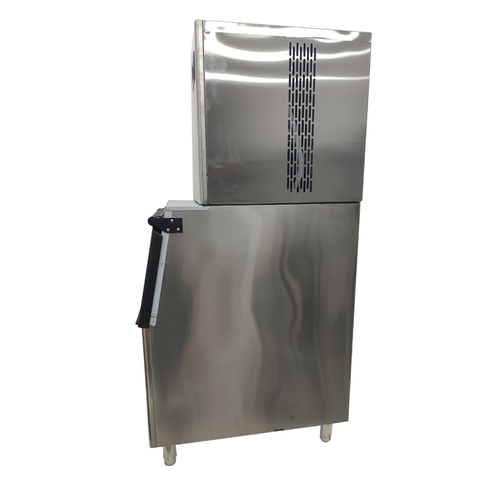 250KG/24H 110V Ice Maker Commercial Air Cooling Ice Cube Machine 100KG Storage