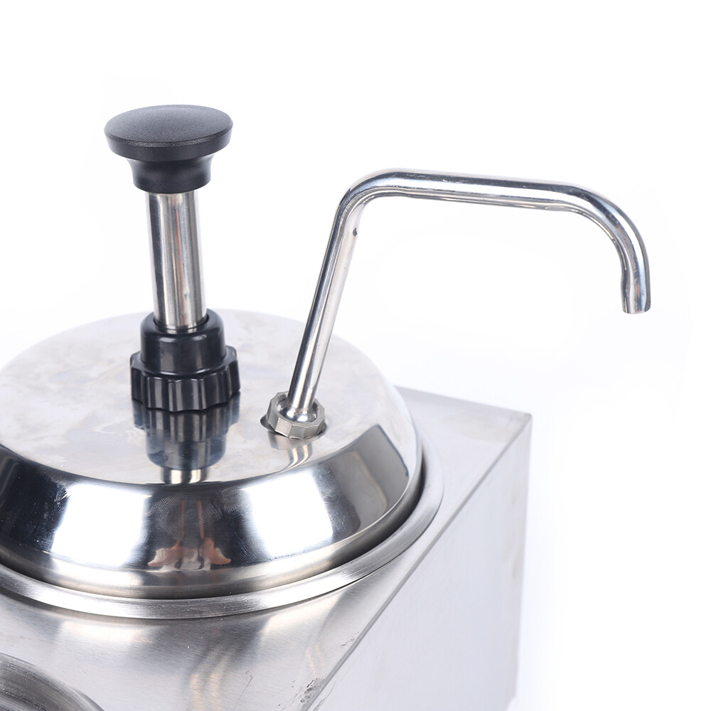 Cheese Dispenser with 2 Pumps 2 x 2L Electric Nacho Cheese Sauce Warmer 30-110℃