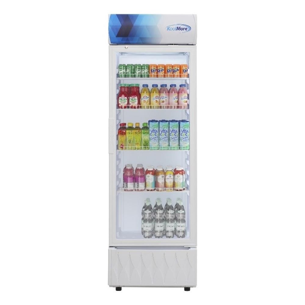 Pemberly Row 22″ One-Door Merchandiser Refrigerator in White 9 cu. ft.