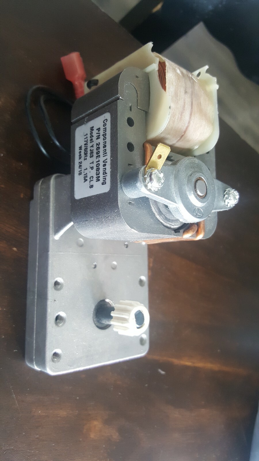 Componenti Vending YJ63 Auger Motor, 117V, 1.15A, 60Hz. Nbx2