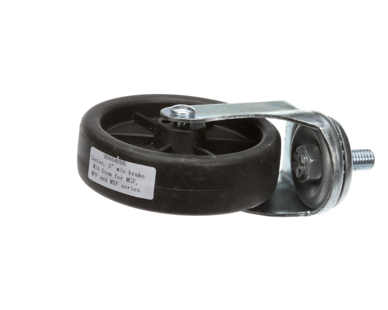 Atosa Caster, 5 Without Brake M14 Stem B0604006 – Free Shipping + Geniune OEM