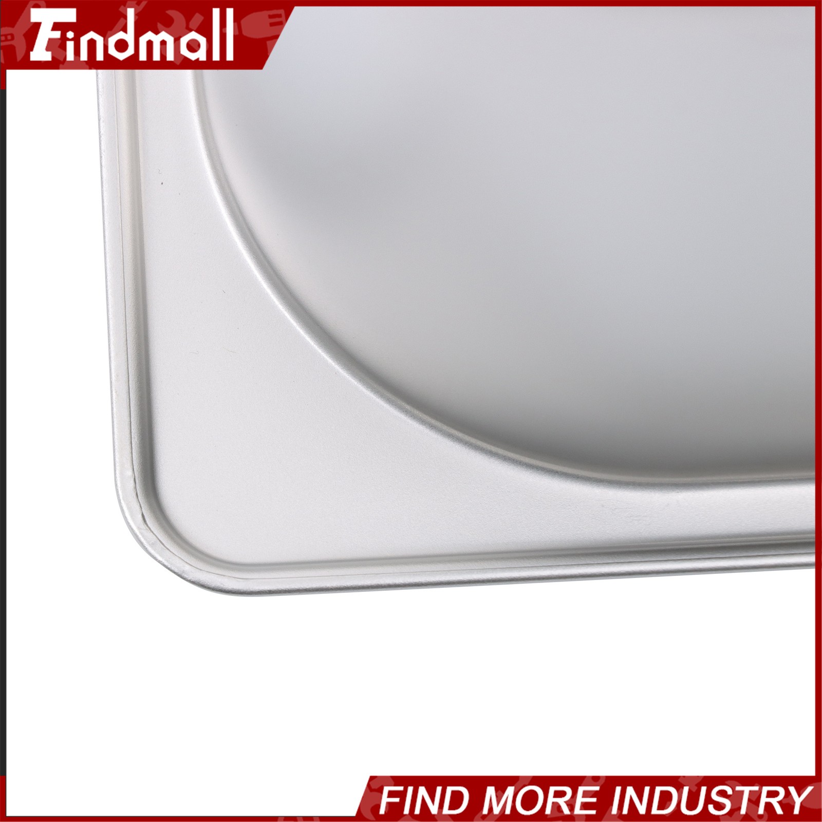 Findmall 6 Pack Set 6″ Deep 1/6 Size Steam Table Pans Hotel Prep Buffet Pan