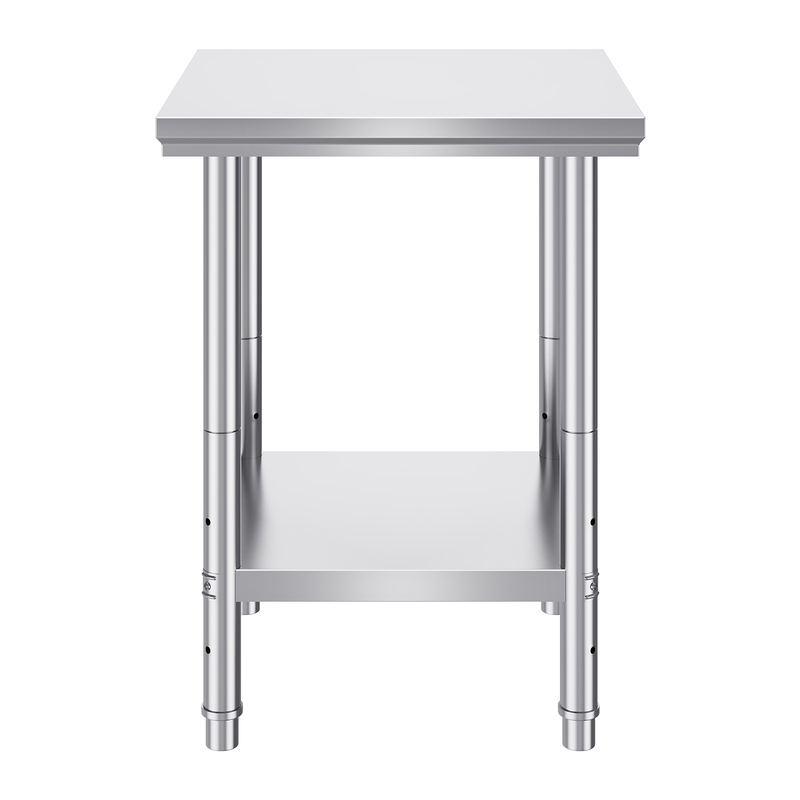 VEVOR Stainless Steel Work Prep Table Commercial Worktable Food Prep 24x24x31in