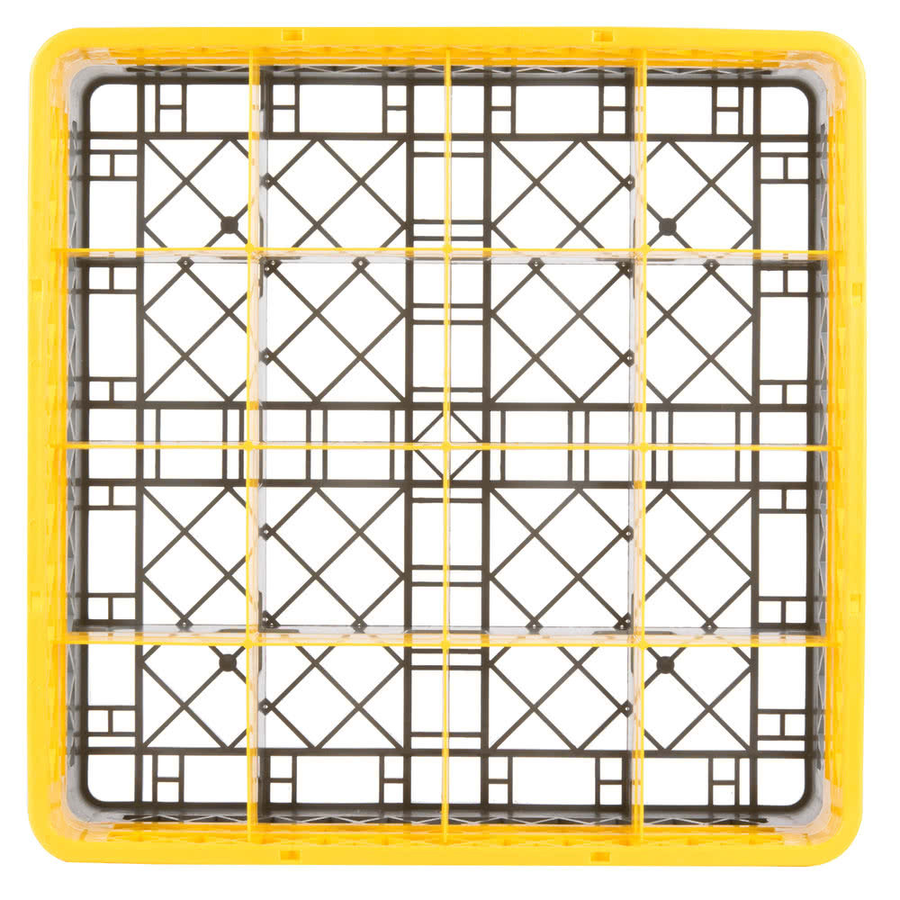 Commercial Dishwasher Machine 16 Cup Glass Tray Rack 2 Extenders Dishwashing