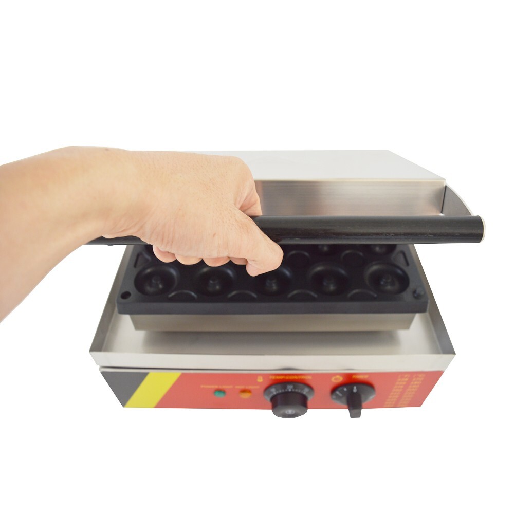 Commercial Electric Waffle Donut Machine 15 Doughnuts 1750W 110V 1.85″ 15 Dounts