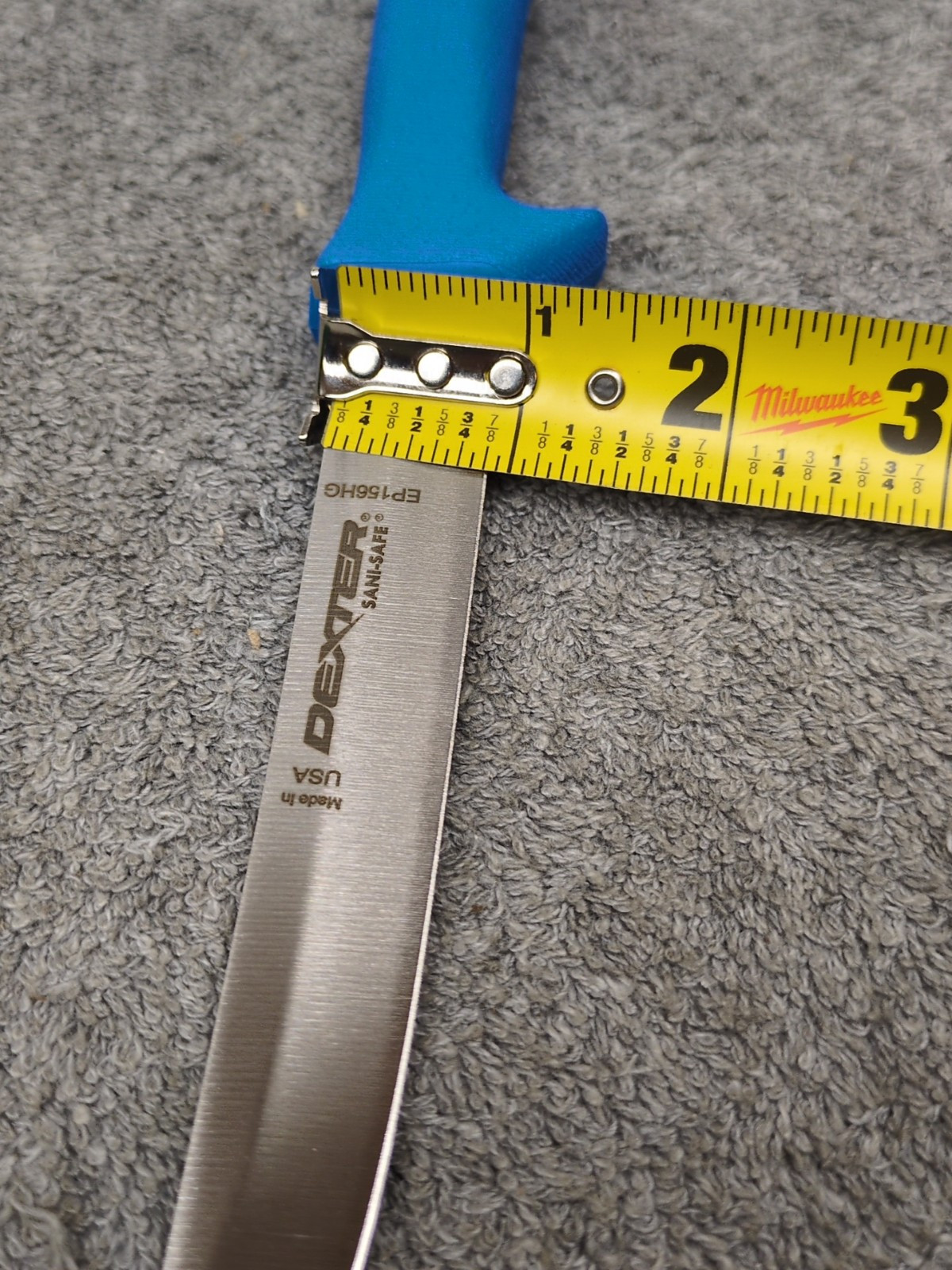 QTY-12 Dexter Russell EP156HG Sani-Safe Boning Knife 6″ Hollow Ground 11233 blue