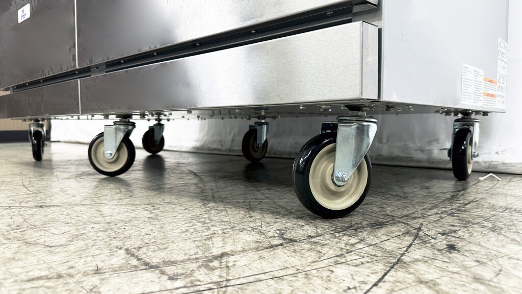 NEW 60″ Double Oven Range 10 Burner Grate Stove Top Commercial w/ Wheels NSF