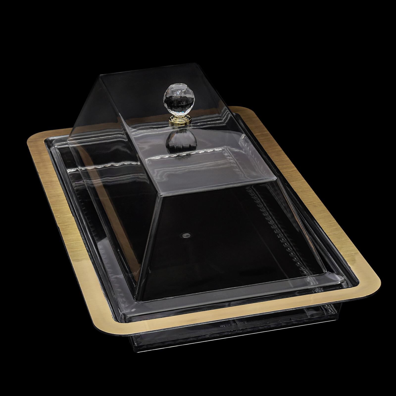 Acrylic Cake Stand Serving Tray with Lid Wedding Cake Stand with Cover Modern