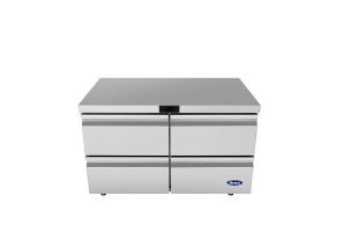 Atosa 48″ Under Counter Refrigerator, 4 Drawers, Casters, AUR48D4, Free LiftGate