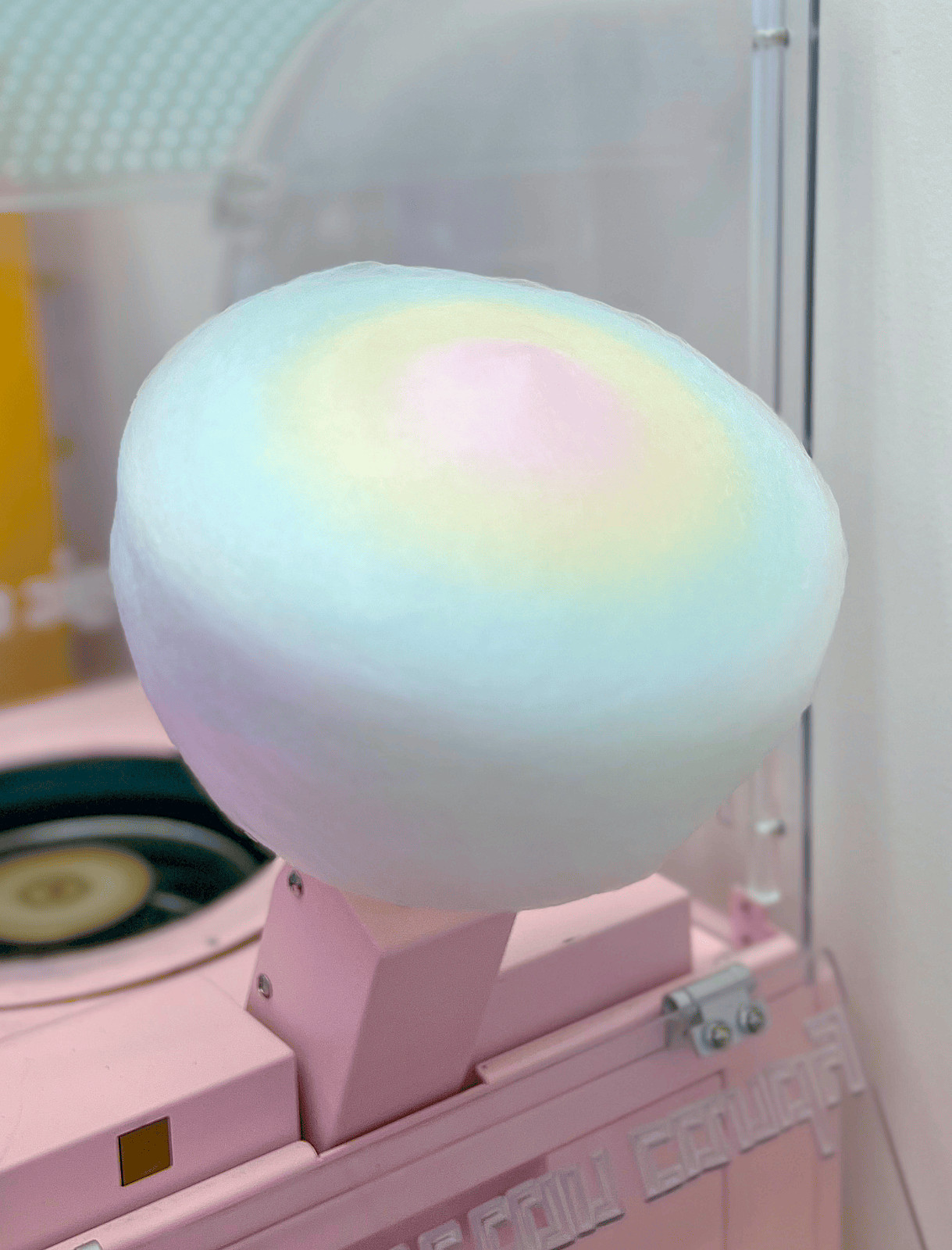 NEW Magic Cotton Candy Semi Automatic Portable Robotic Machine Pink 30x21x18
