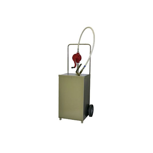 BKI OC-90 Stainless Steel 150-Lb Oil Caddy w/ 54″ Long High-Temp Hose, Birect…