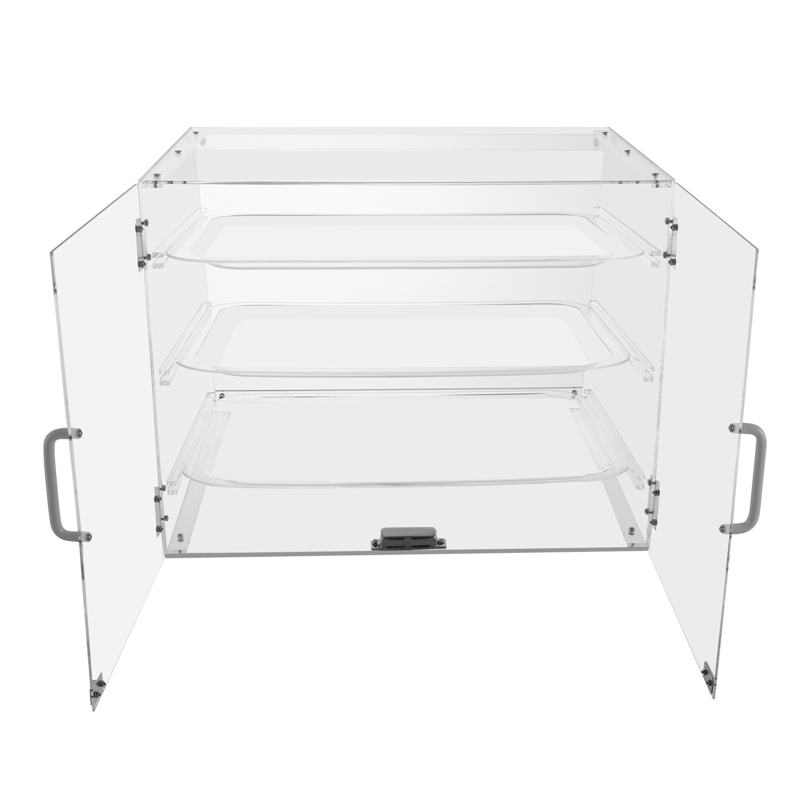 3 Tiers Clear Pastry Display Canbinet&Commercial Bakery Acrylic Display Case New