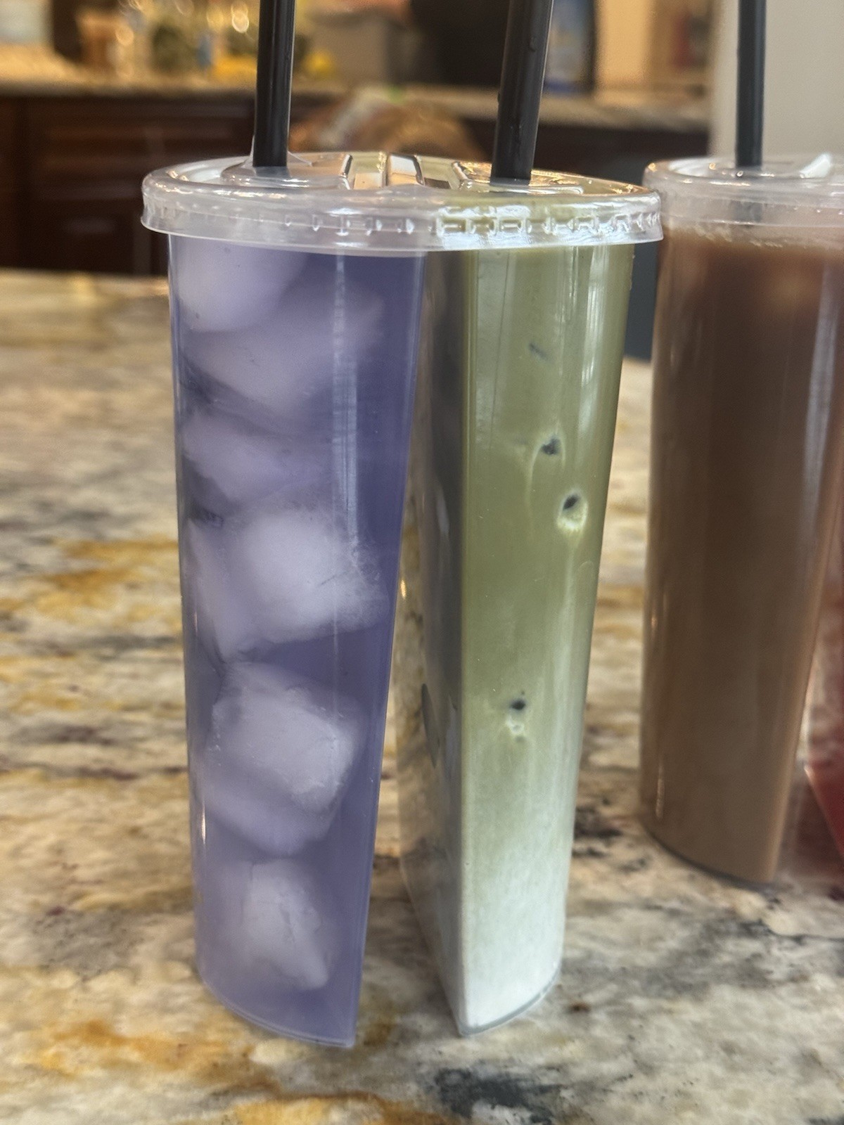 Sharing Plastic Cups with Lids