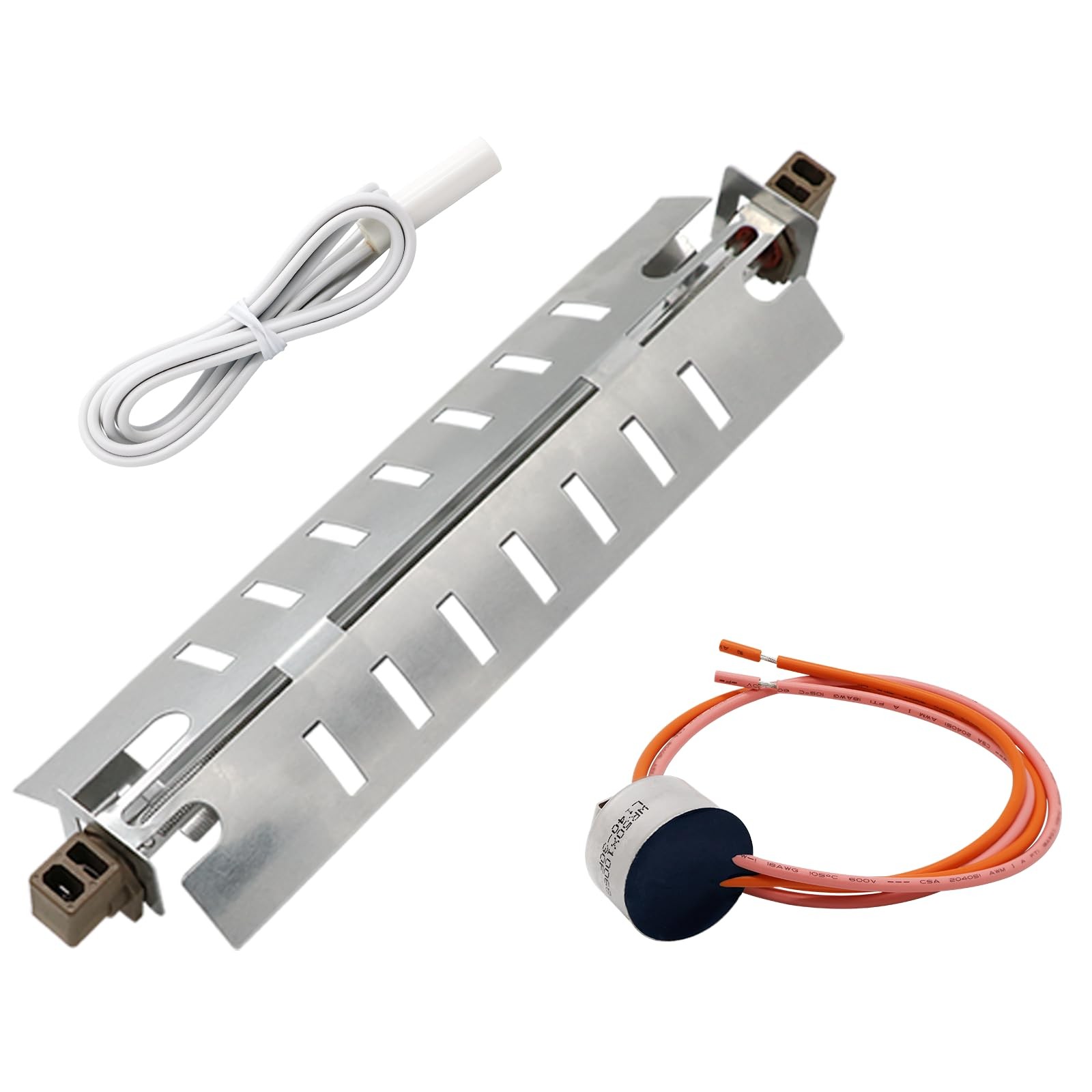 AMI PARTS WR51X10055 Refrigerator Defrost Heater Kit, Temperature Sensor…