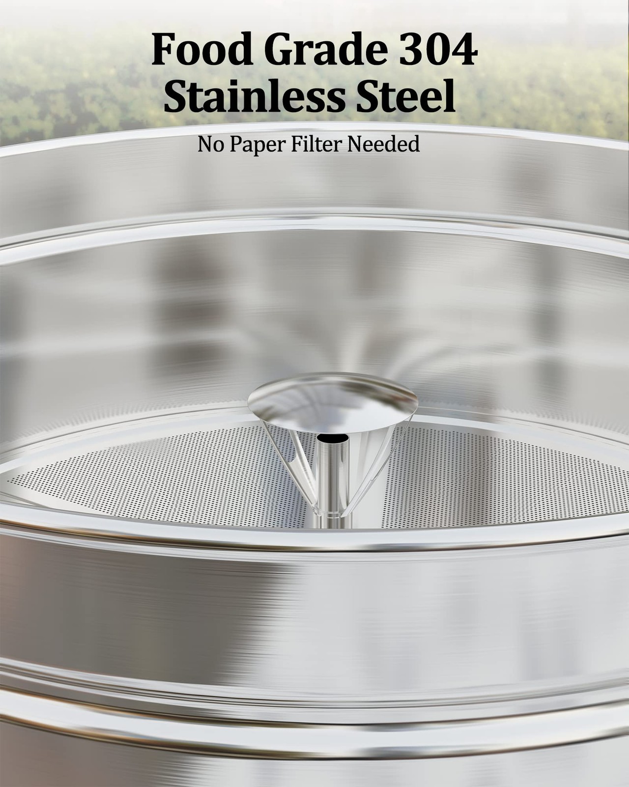 14L Stainless Steel Commercial Grade 100-Cup Coffee Urn Fast Brew Coffee Maker H