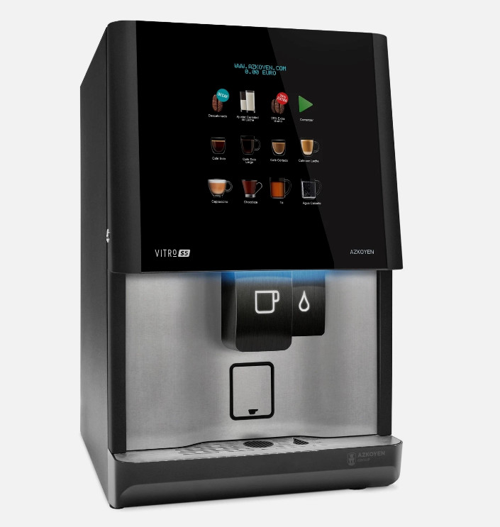 Azkoyen Vitro S5 Super Automatic Coffee Machine, Touchscreen, NSF, High Capacity