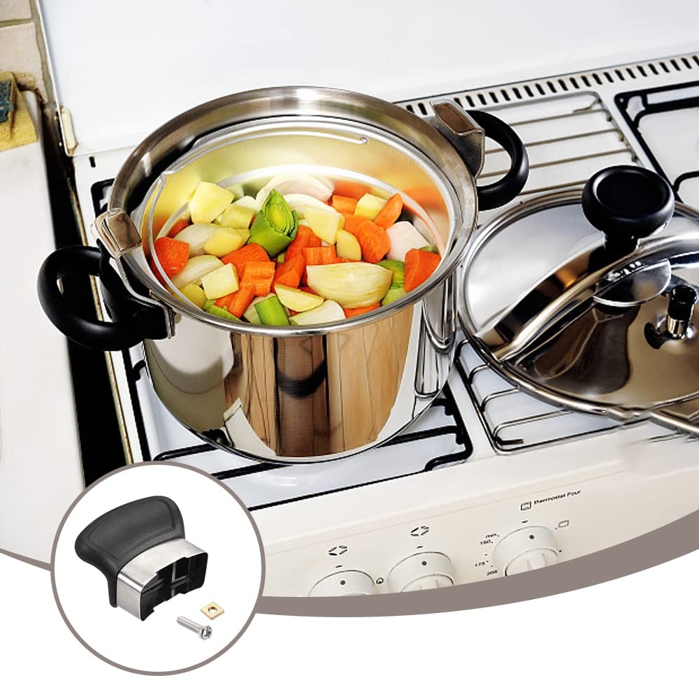 HUAZEXINX 2 Pcs Replacement Handles for Single-Hole Pots and currency, Black