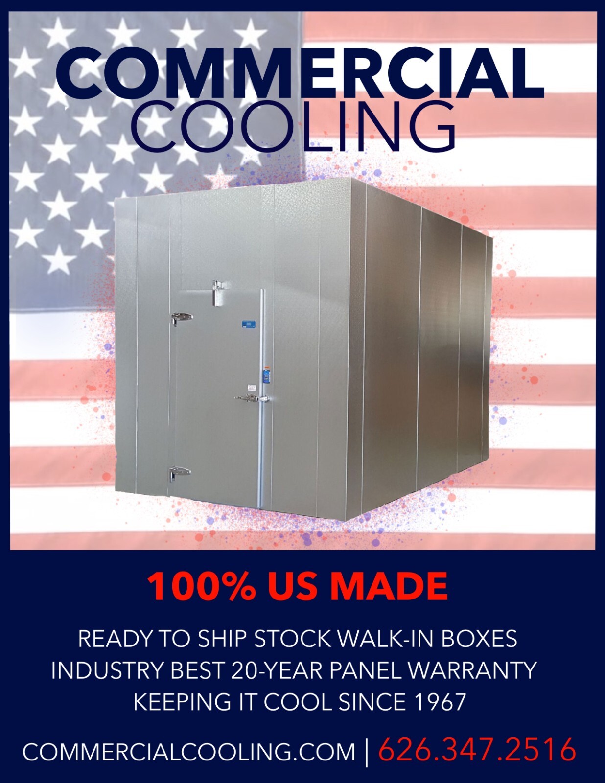 New Commercial NSF Walk-in Cooler & Freezer Panels 100% US Made In Stock ON $ALE