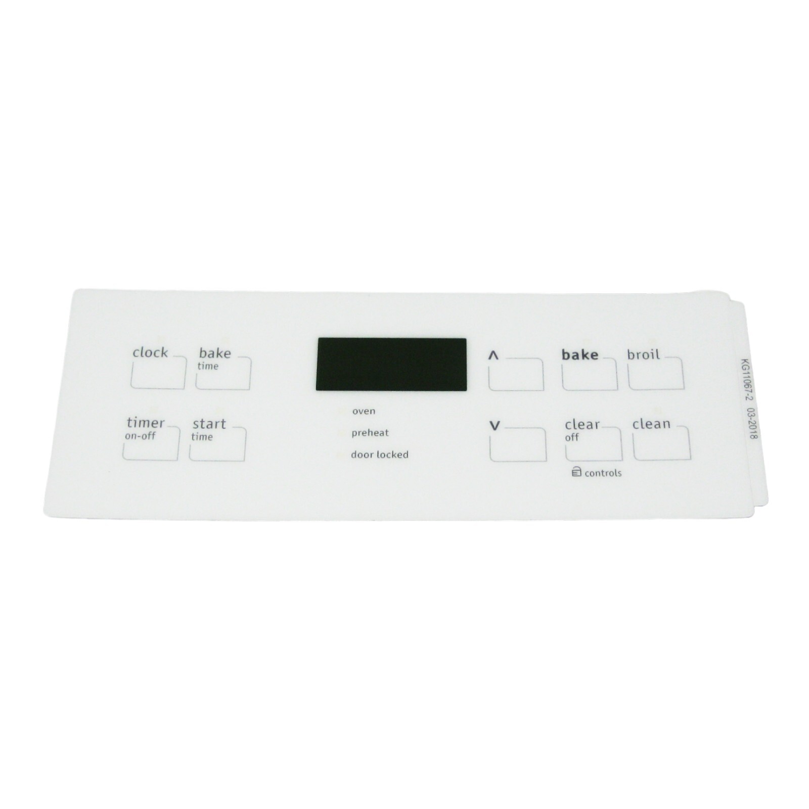 CMP Oven Clock Overlay Pad 316419137 for Electrolux Frigidaire ERC Range Control