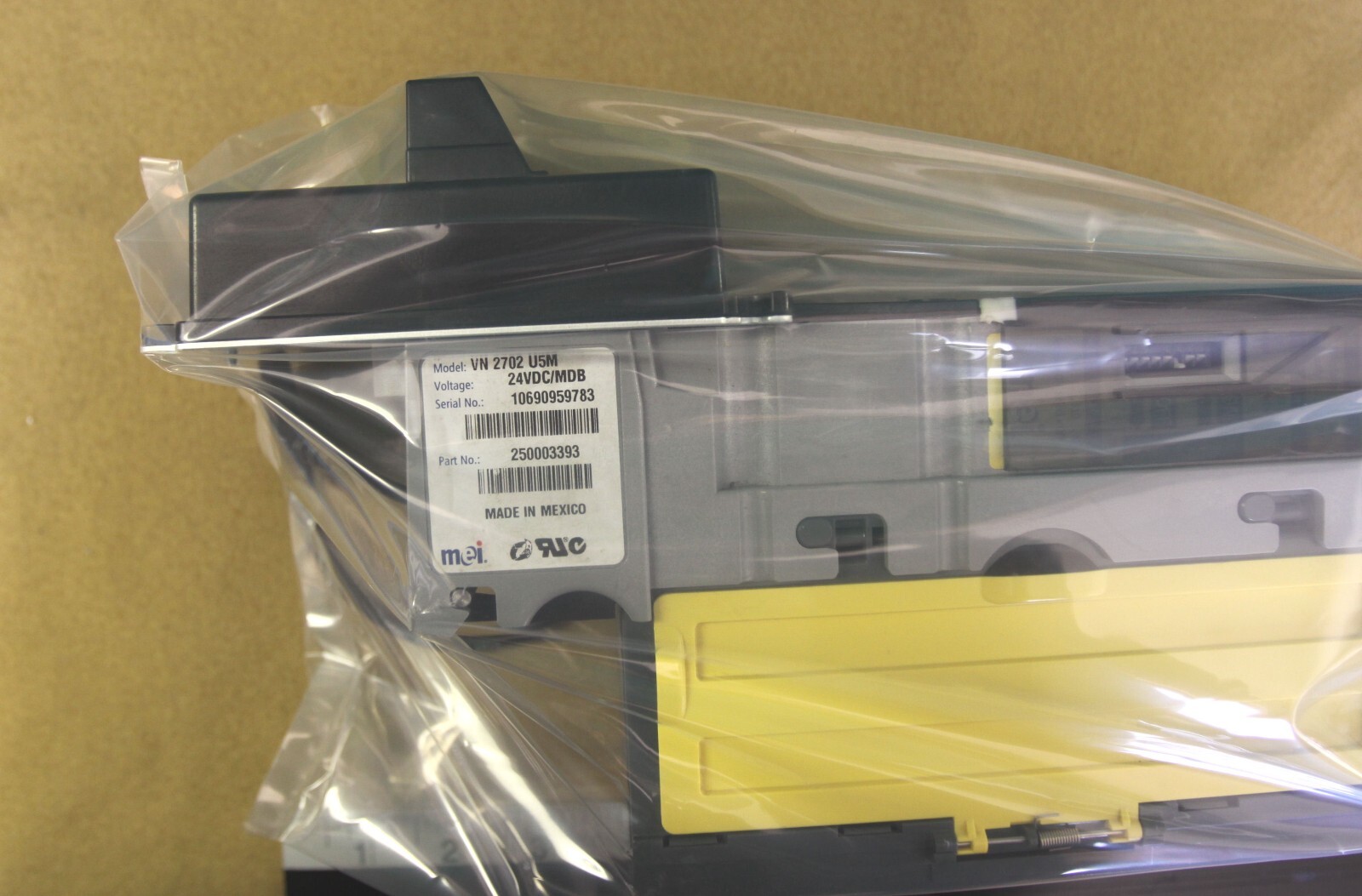 Mars MEI VN 2702 vending machine bill acceptor $1. – $20. bills – Tested good