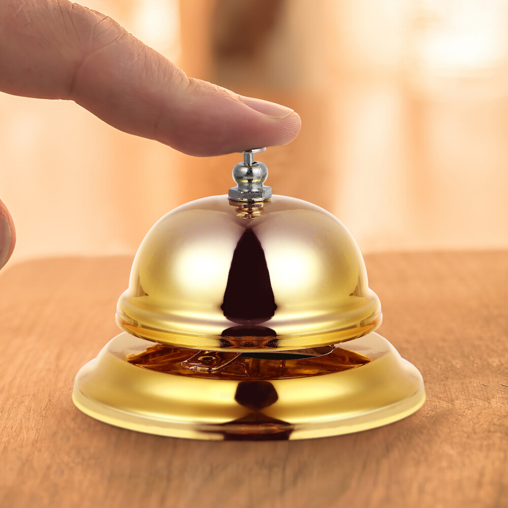 Call Bell Small Counter Bell Ring Service Bell Dinner Game Prop Bell US