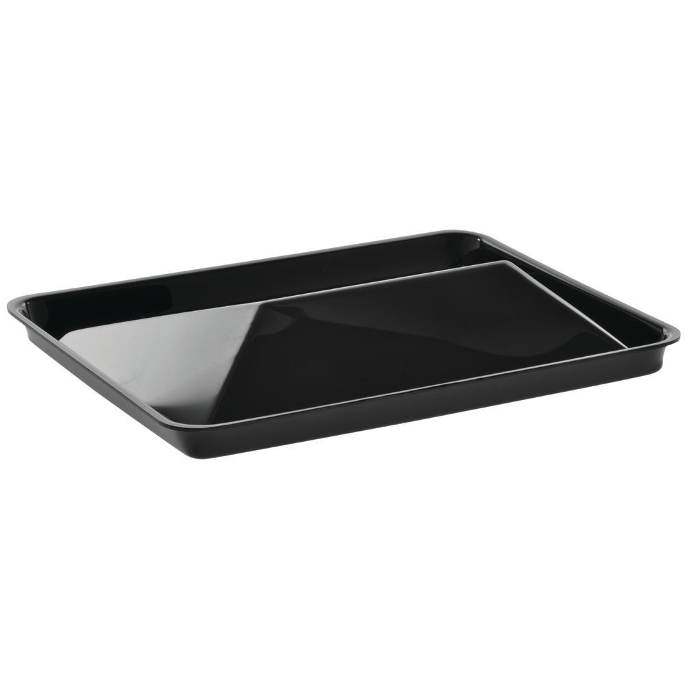 Food Tray Dummy Insert, Black, Plastic – 15″L x 12″W x 1″H