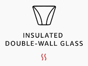 Tornado Duo Pour Over Coffee Dripper, Insulated Double Wall Glass, Easy-To-Clean