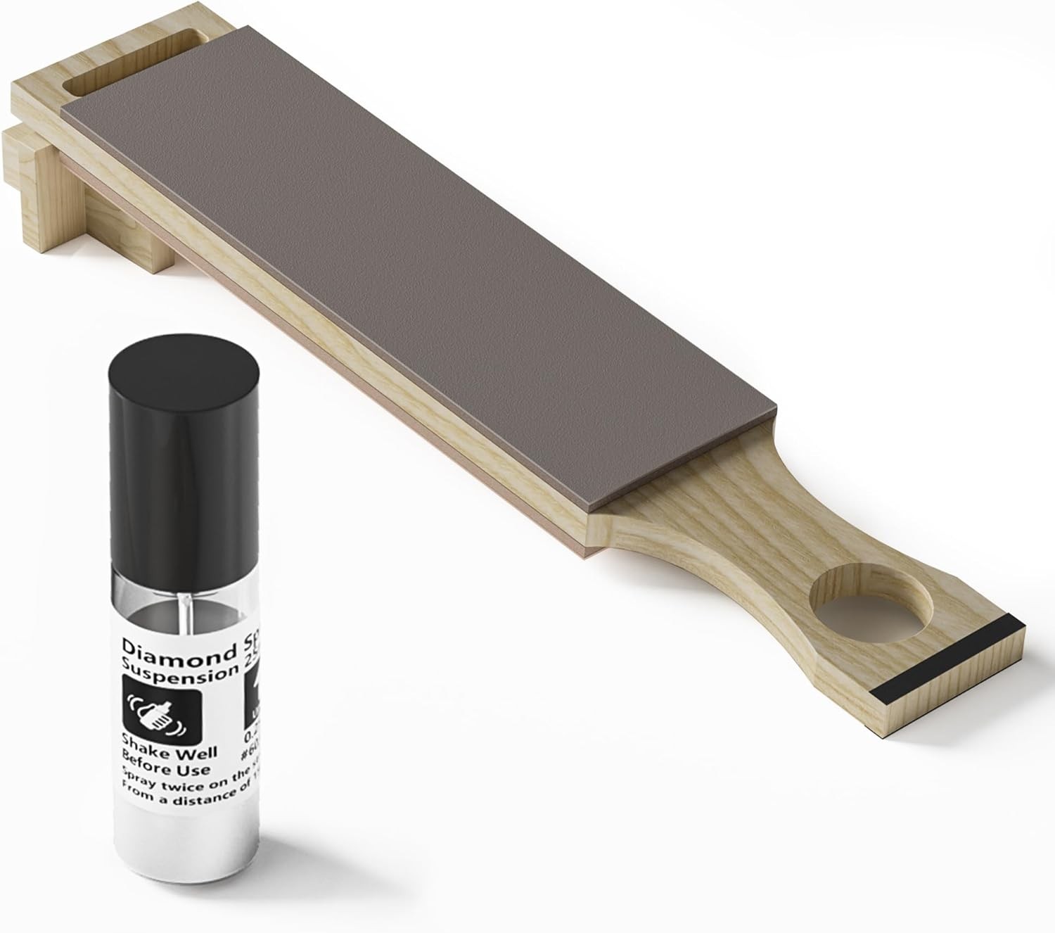 leather strop for knife ening preload with diond polishing