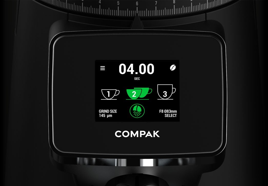 Compak E8 OD On Demand LED Professional Precision Espresso Coffee Bean Grinder
