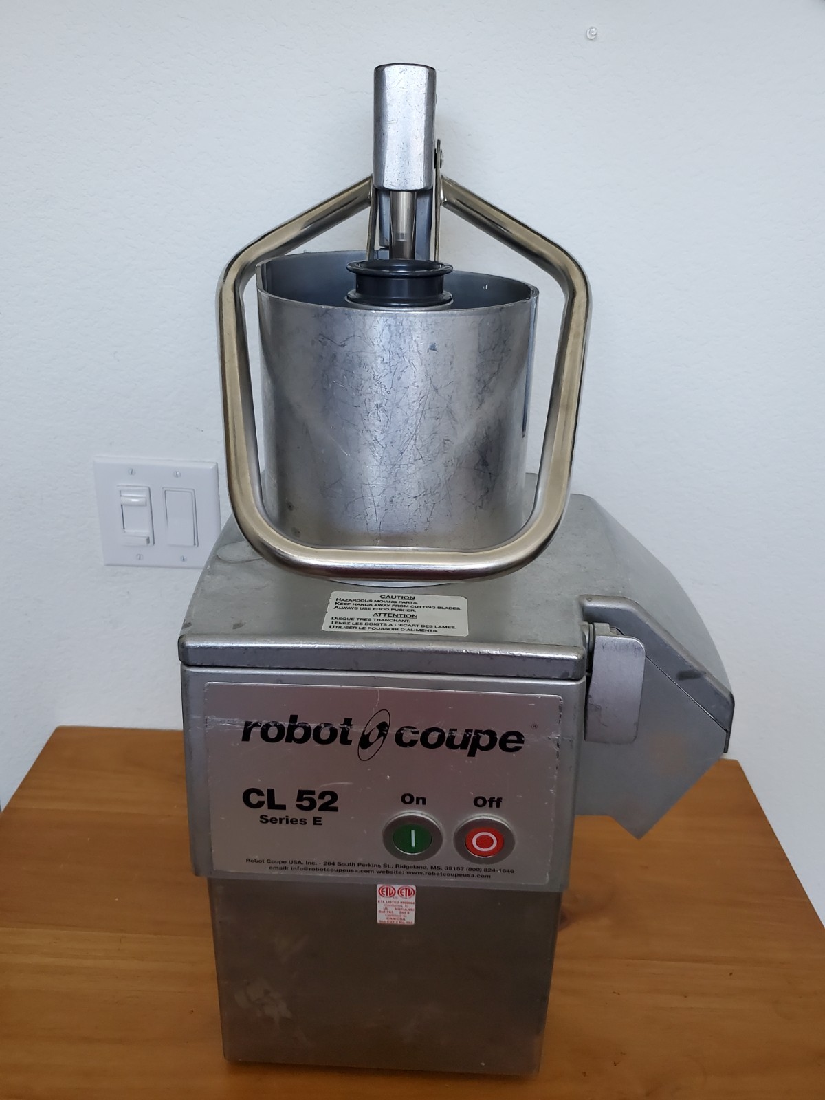 Robot Coupe CL52 Series E Continuous Feed Processor Vegetable Prep Machine